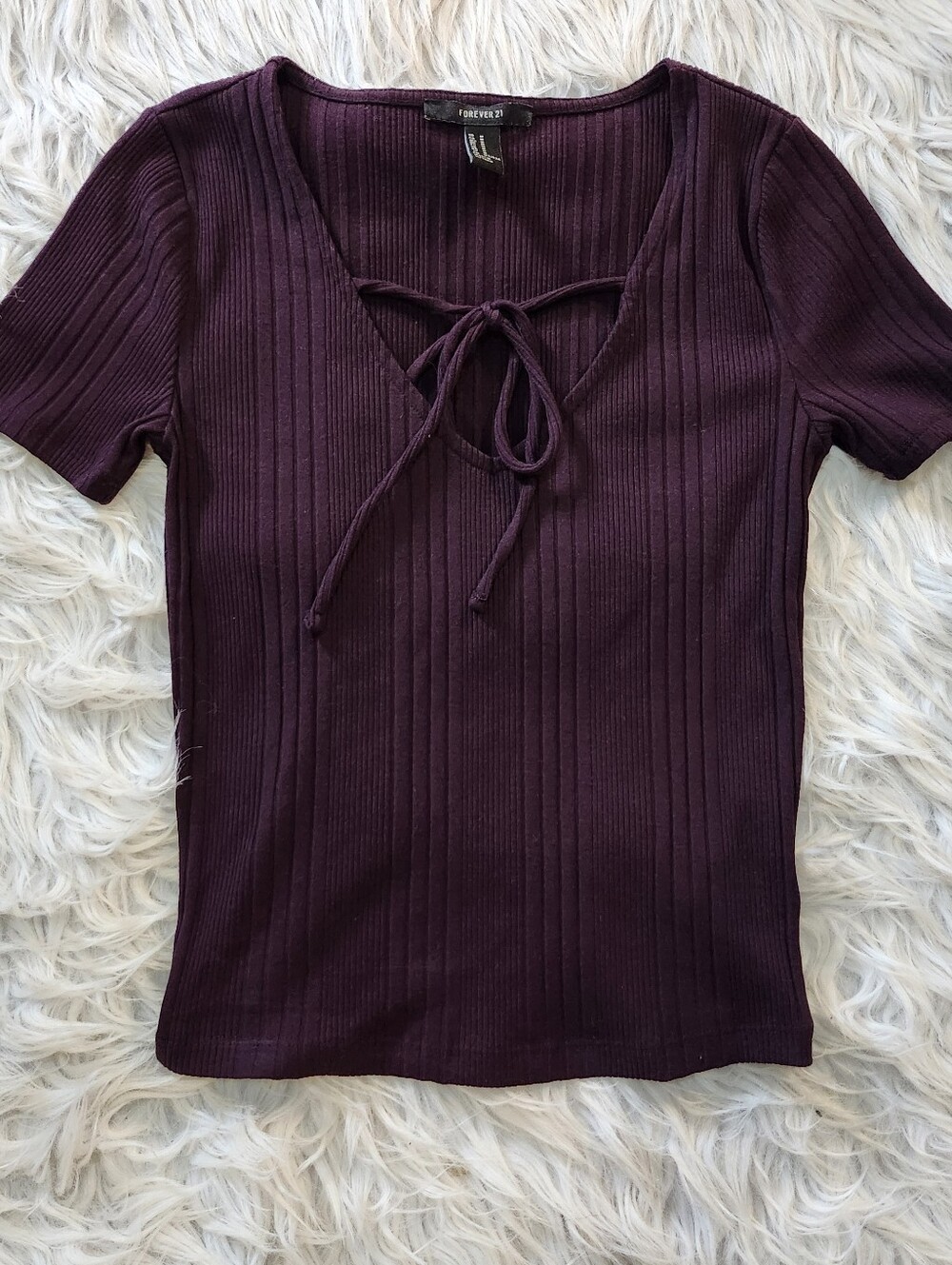 Forever 21 Keyhole Crop Top